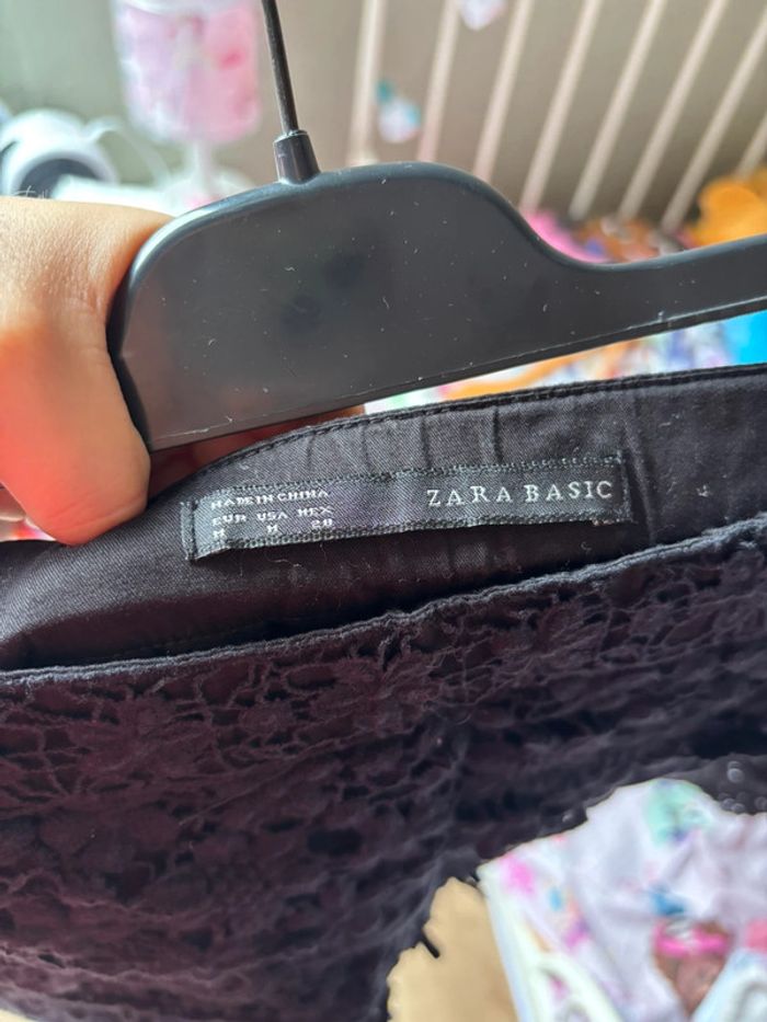 Short en dentelle noir Zara - photo numéro 3