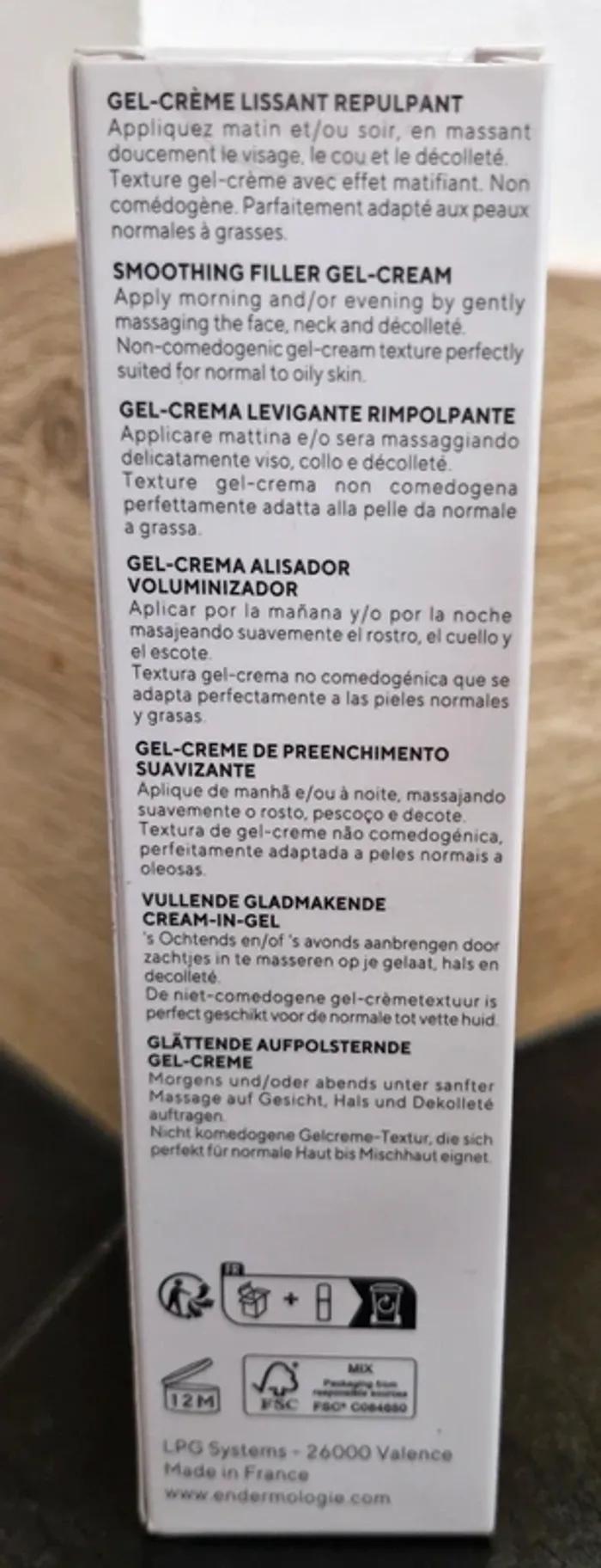 Gel crème lissante répulpante- LPG - photo numéro 2