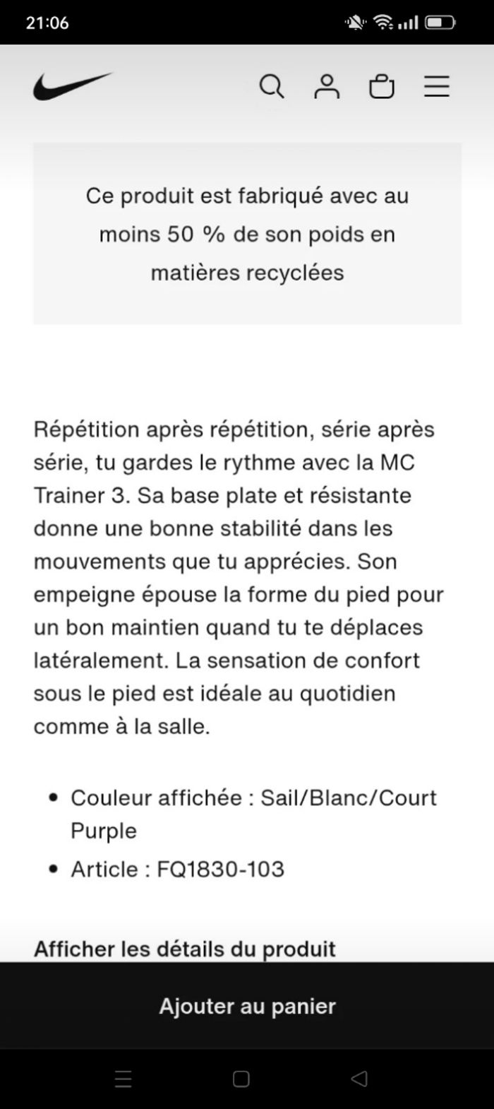 Baskets NIKE NEUVES - photo numéro 10