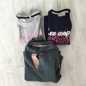 Lot de 3 sweats 6A