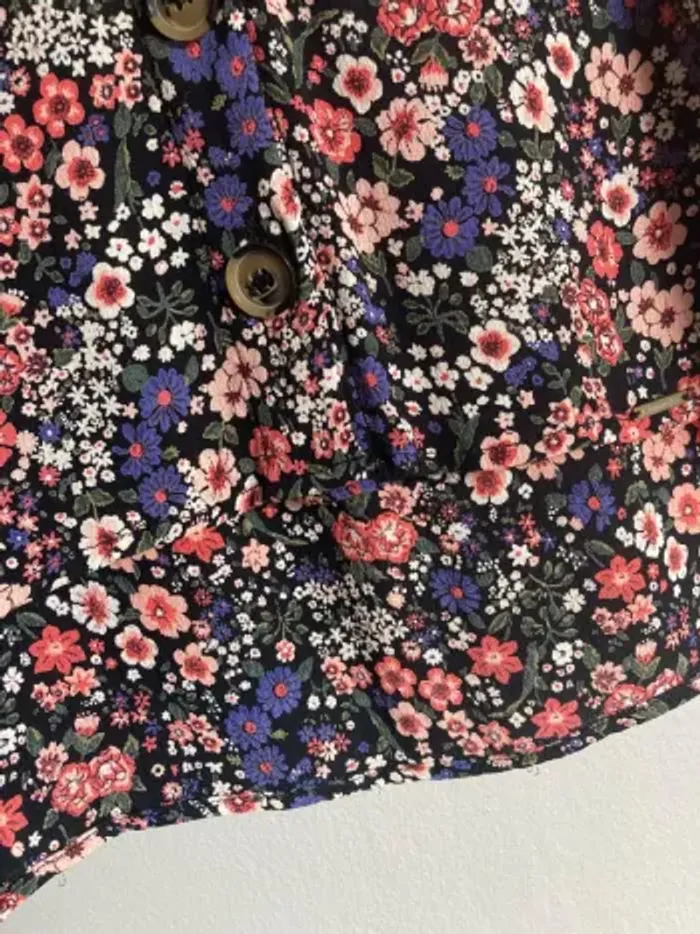 Blouse à fleurs Superdry – Taille S (EU 38) - photo numéro 4