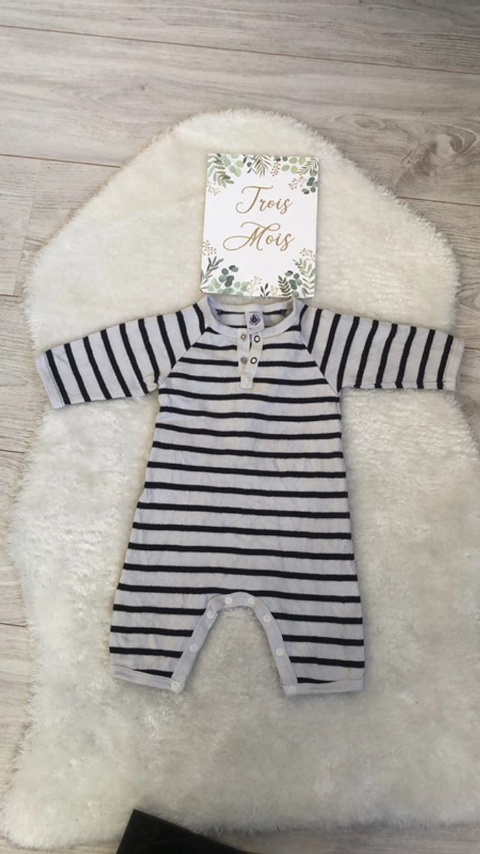 Pyjama / combinaison petit bateau 3 mois