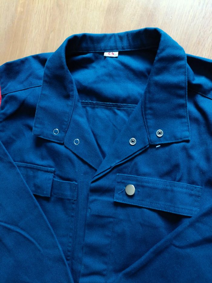 Veste bleu de travail - photo numéro 2