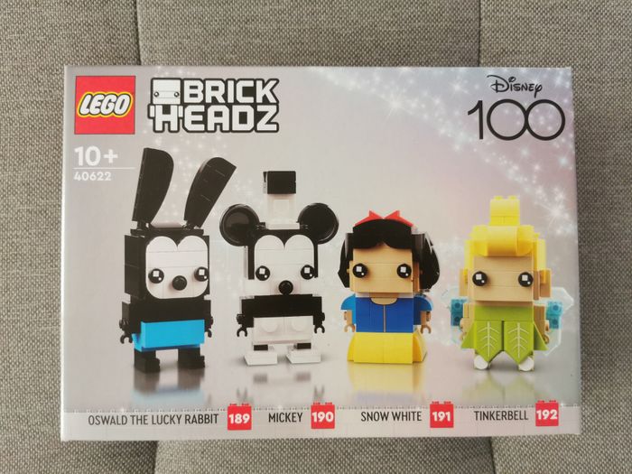 Lego BrickHeadz Disney 40622 Mickey Blanche Neige Fée clochette cadeau enfant garçon fille 6 ans