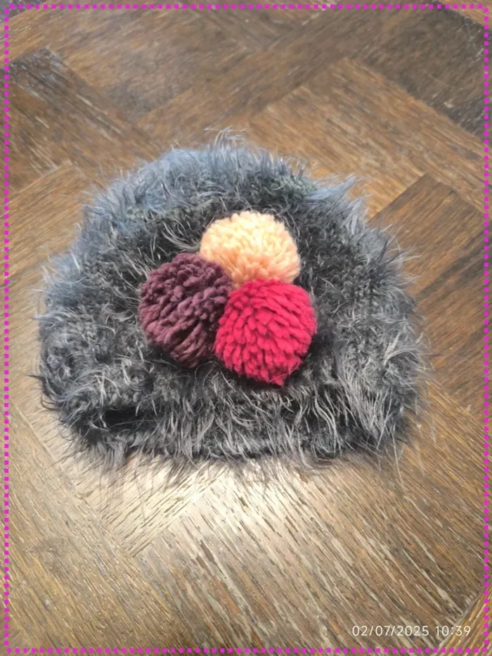 Bonnet gris (2/3 ans)