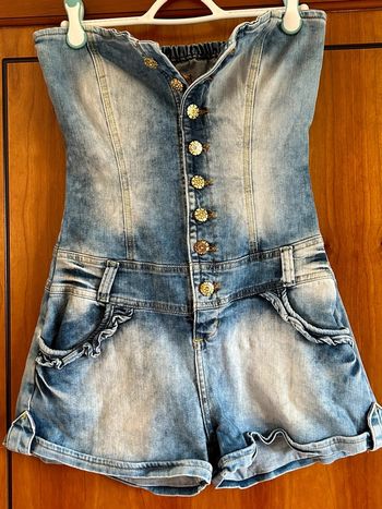 Combishort en jeans 36