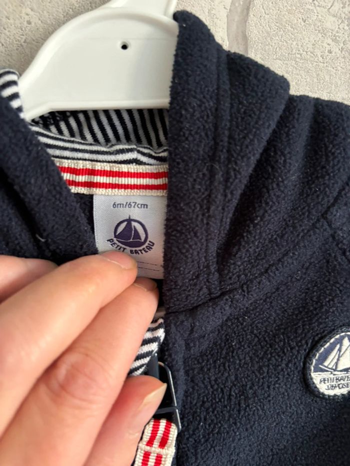 Veste Polaire petit bateau taille 6 mois - photo numéro 2