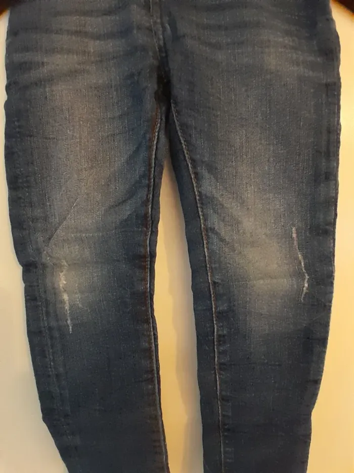 Jeans enfant, bleu marine, Marque Denim, 3-4ans, 104cm - photo numéro 3