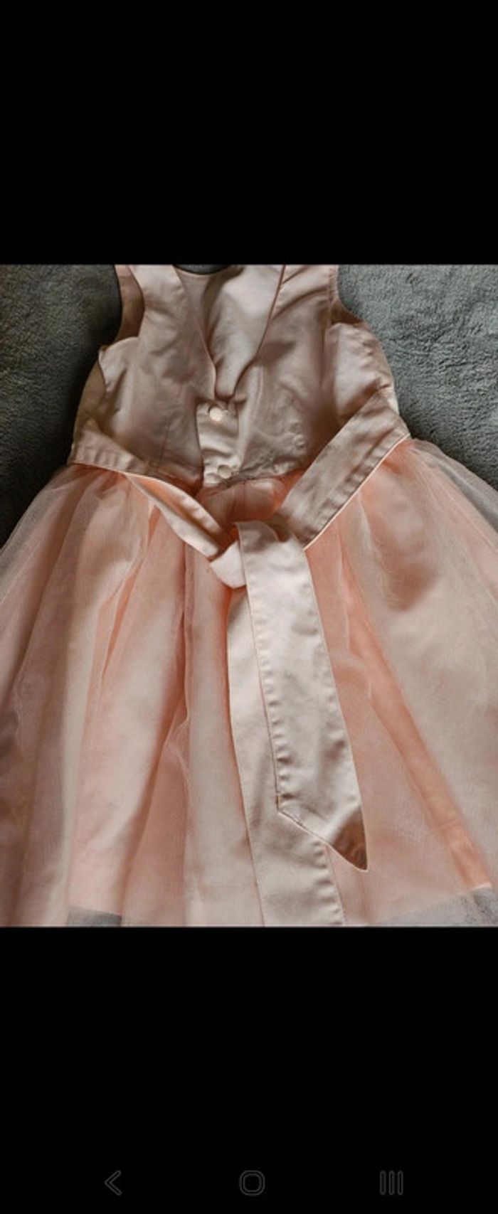 Robe de cérémonie fillette rosée - photo numéro 5