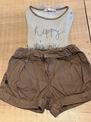 Ensemble short TAO et teeshirt à manche longue Gemo