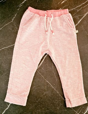 Pantalon  saumon souple zara 2 et 3 ans