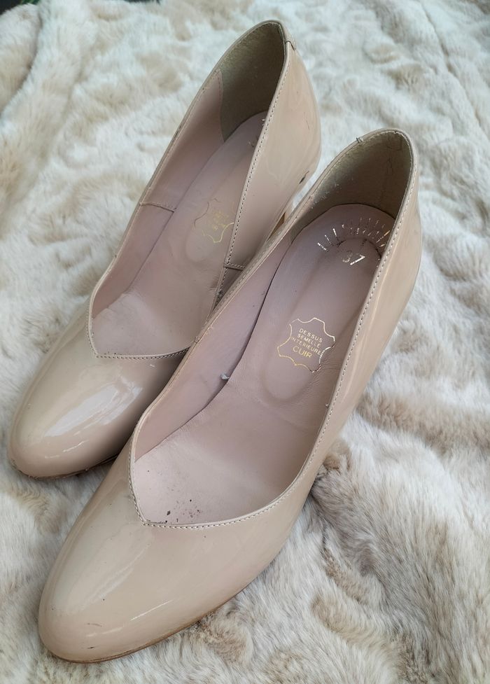 Talon beige 8 cm - photo numéro 4