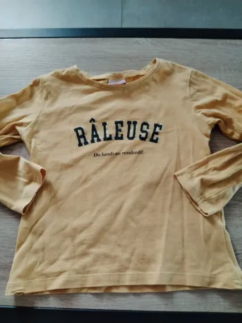 Tee shirt jaune Râleuse