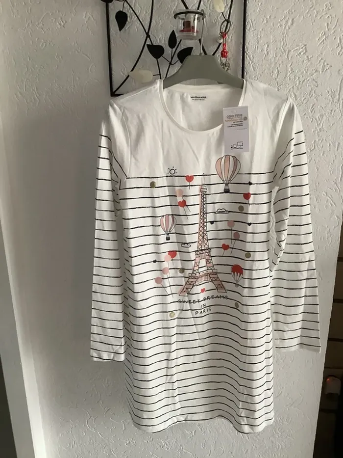 Lots 2 pyjamas  1 chemise de nuit avec étiquettes - photo numéro 4