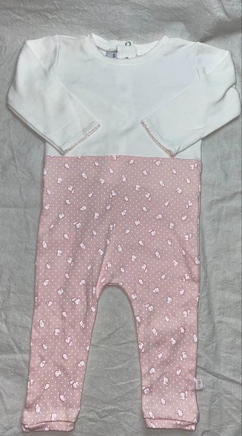 combinaison coton Absorba  lapin  6 mois