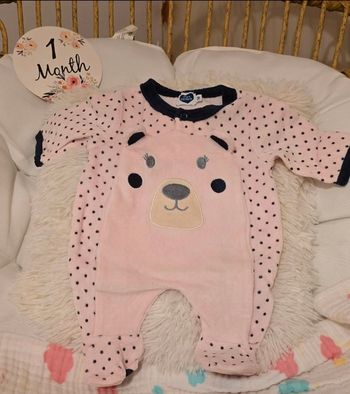 Pyjama Mots d’enfants 1 mois 53cm