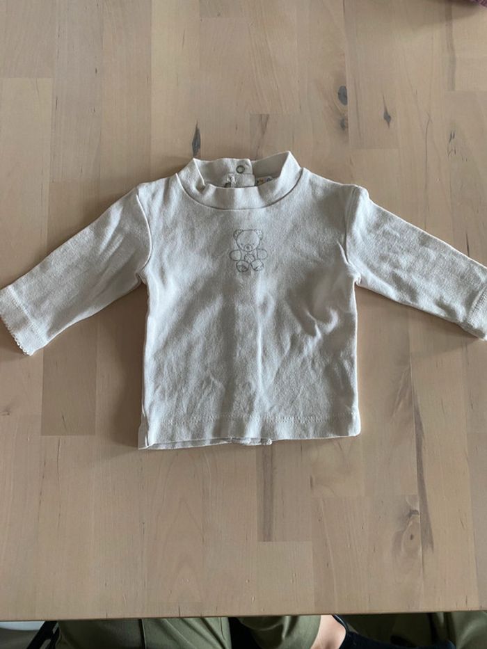 Ensemble haut + jupe + bloomer - taille 1 mois - photo numéro 5