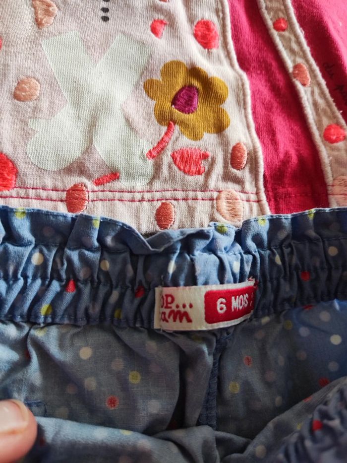 ensemble t-shirt short 6 mois - photo numéro 2