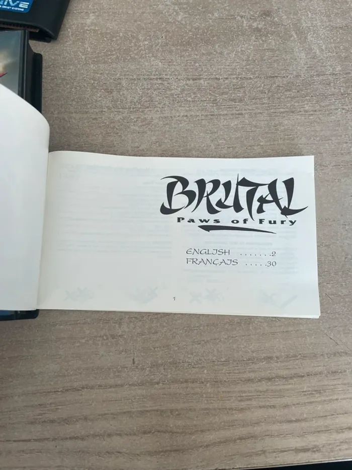 Jeu sega megadrive brutal complet France - photo numéro 7
