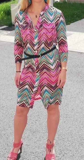 Robe chemise Multicolor M