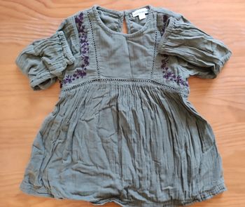 Chemise tunique fille 2 ans Verbaudet