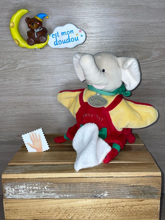 NAT442 doudou éléphant 🐘 babynat