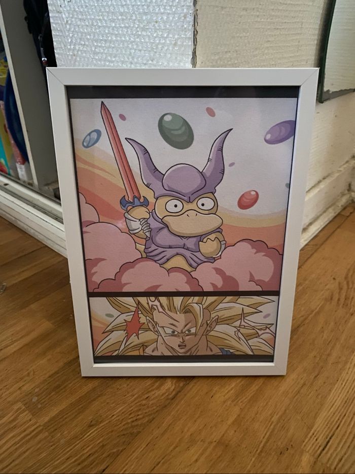 Cadre dragon ball pokemon