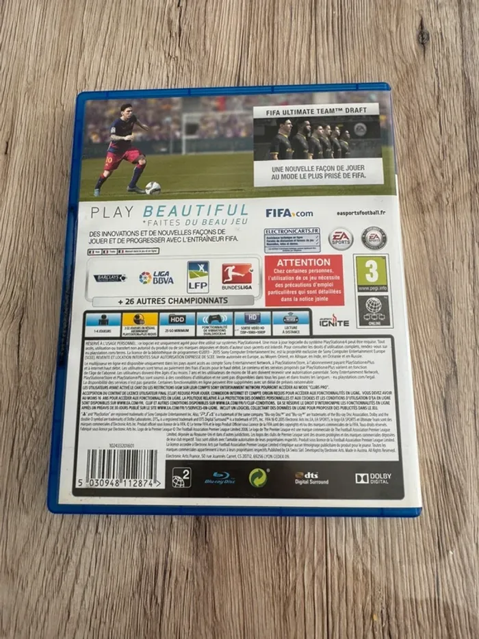 Jeu fifa 16 ps4 - photo numéro 3