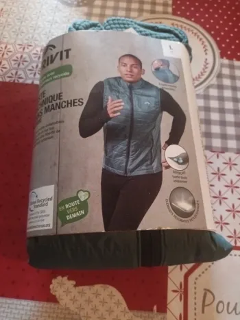 Veste technique sans manches homme taille L