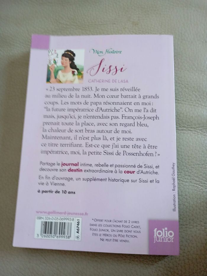 Livre Sissi journal d'Élisabeth futur impératrice d'Autriche de Catherine De Lada - photo numéro 2