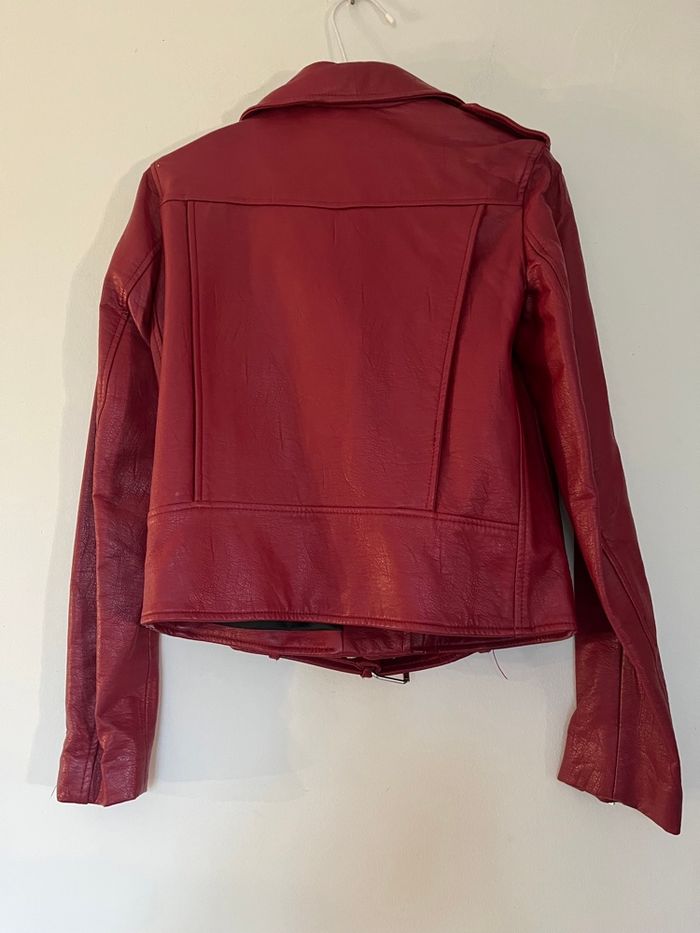 Blouson en simili Zara XS - photo numéro 3