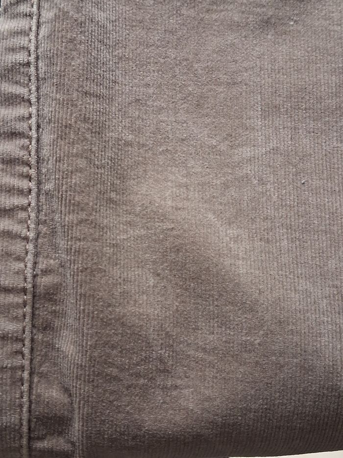 Jean en velours beige/gris - photo numéro 6