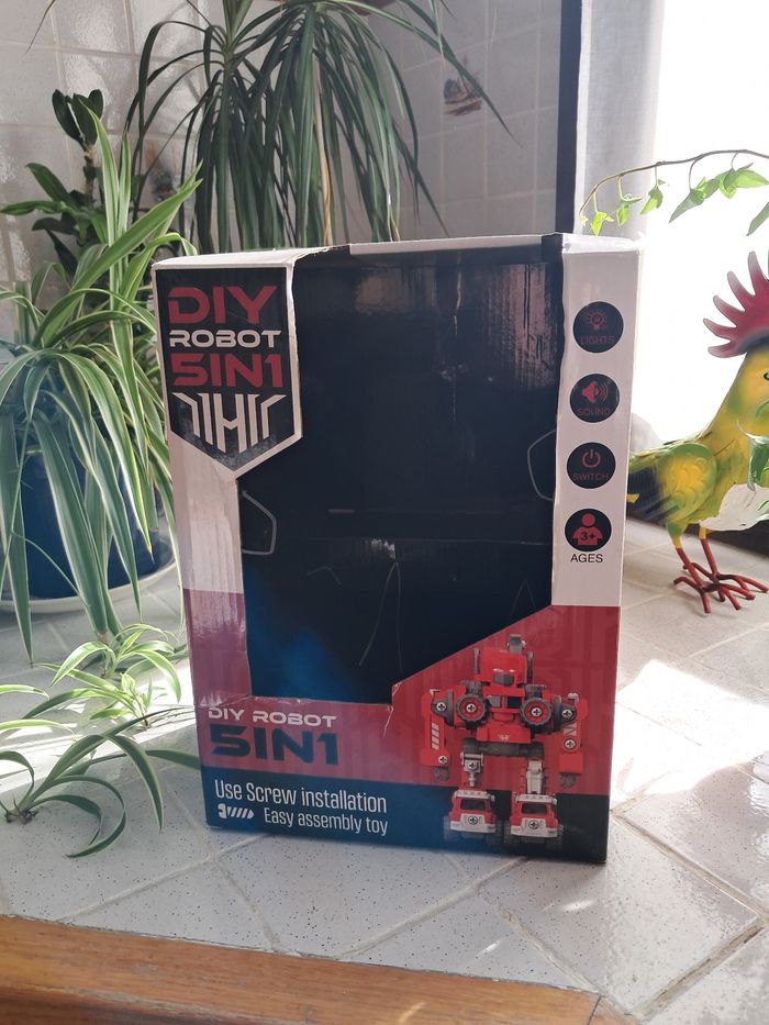 Transformer robot 5en1 camions de pompier à assembler - photo numéro 10