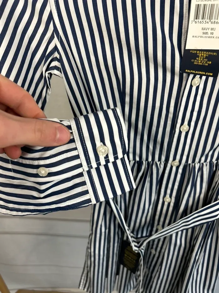 Robe chemise Ralph Lauren Fille 10ans Neuve - photo numéro 6