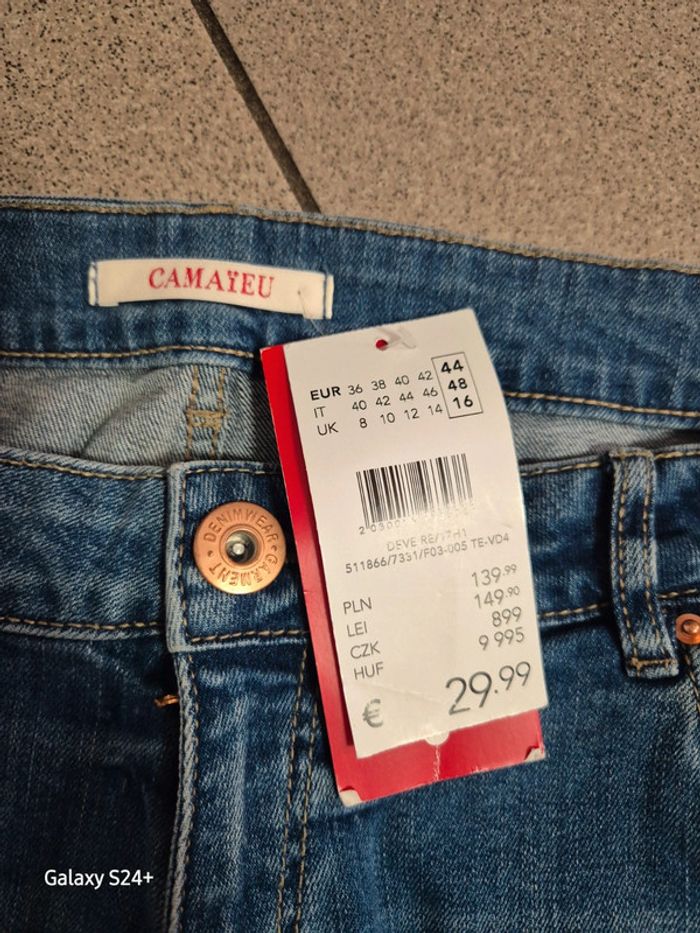 Pantacourt jeans femme - photo numéro 2