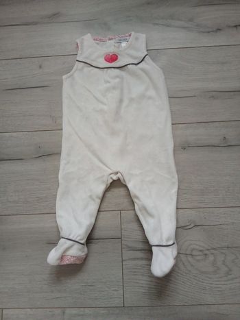 Pyjama velour ~ Obaïbi ~ 6mois (68cm)