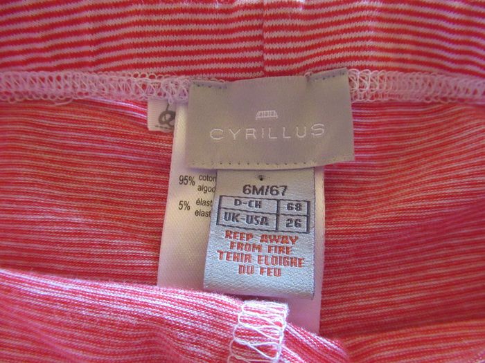 Legging / Pantalon fille Cyrillus 6 mois + don de vêtements - photo numéro 5
