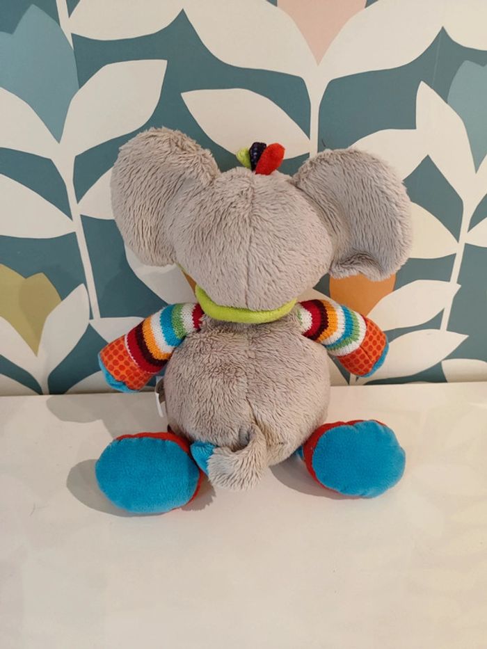 Doudou éléphant tex - photo numéro 3