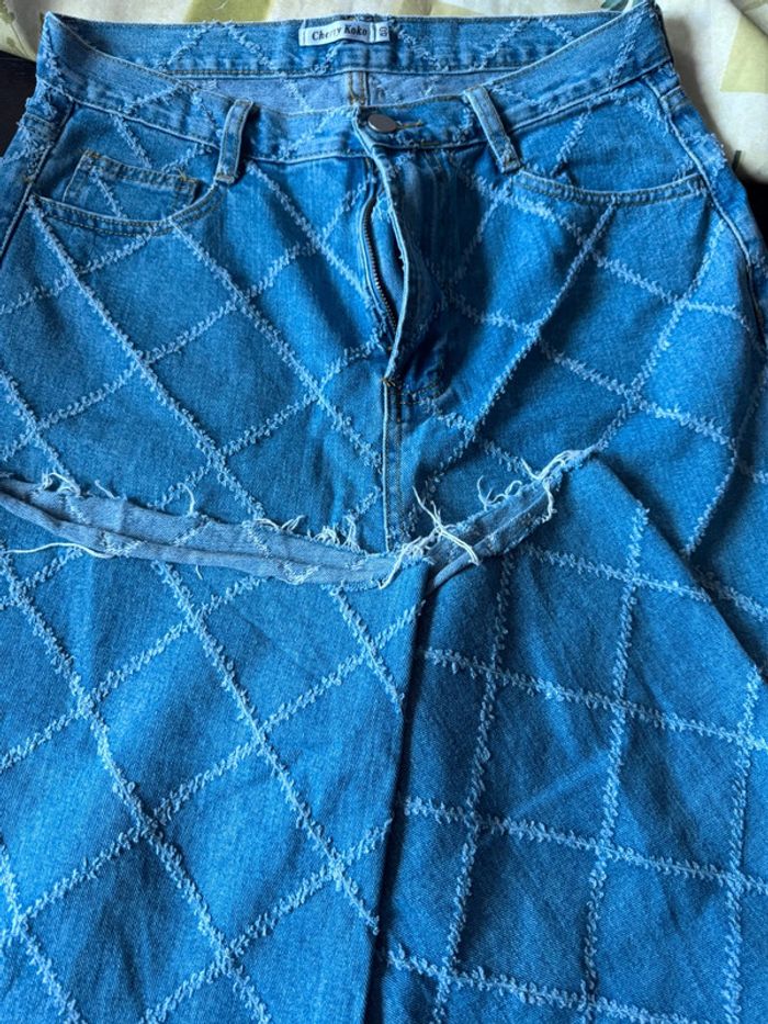 Jean large avec motifs de partout - photo numéro 7