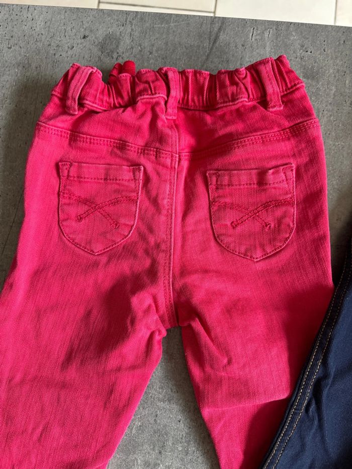 Lot de 2 pantalons 86cm - photo numéro 7