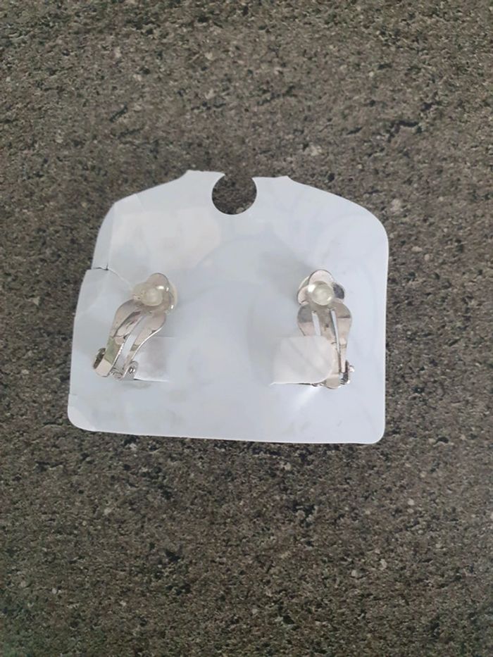 Boucles d'oreilles à pinces. - photo numéro 2