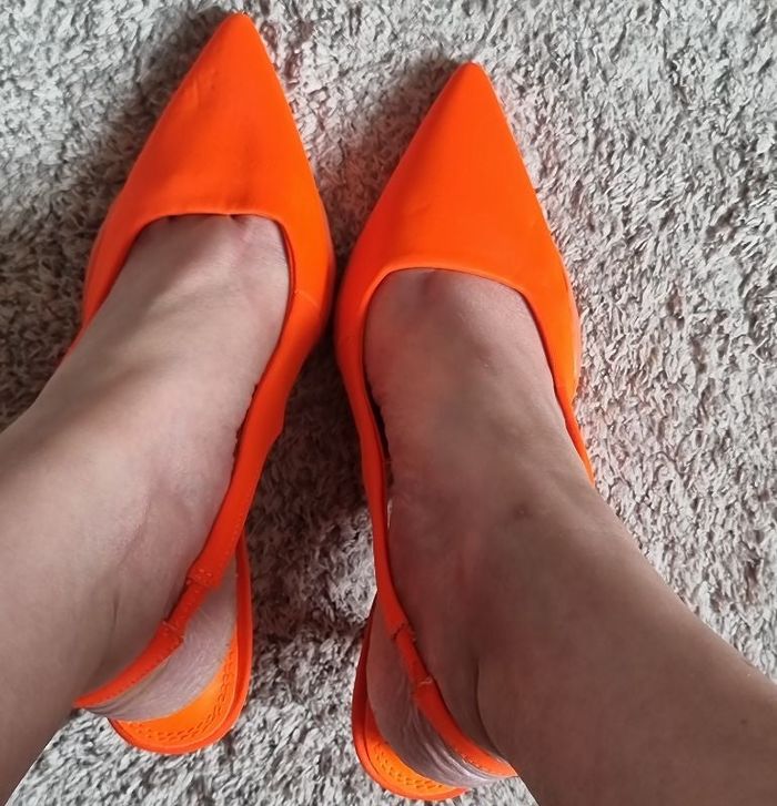 Escarpin orange