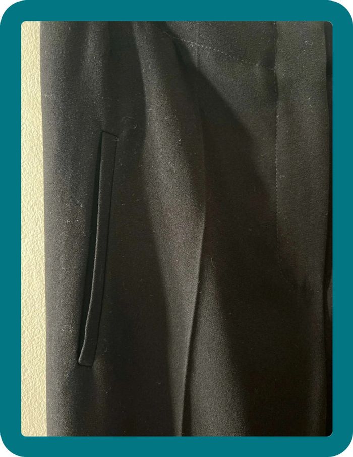 Pantalon Morgan palazzo en crêpe taille 38 - Anne Fontaine - photo numéro 2