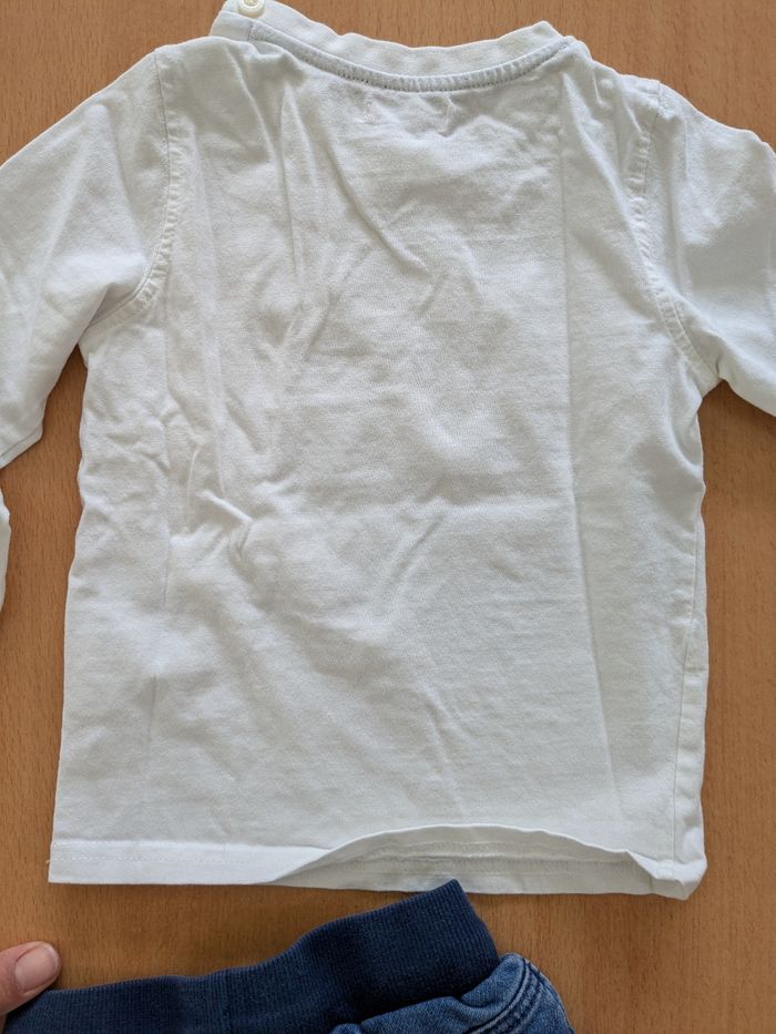 Lot haut manches longues et pantalon chaud 18 mois - photo numéro 8