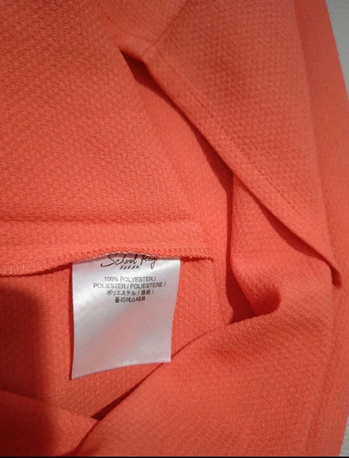 T-shirt corail School Rag 38/40 - photo numéro 4