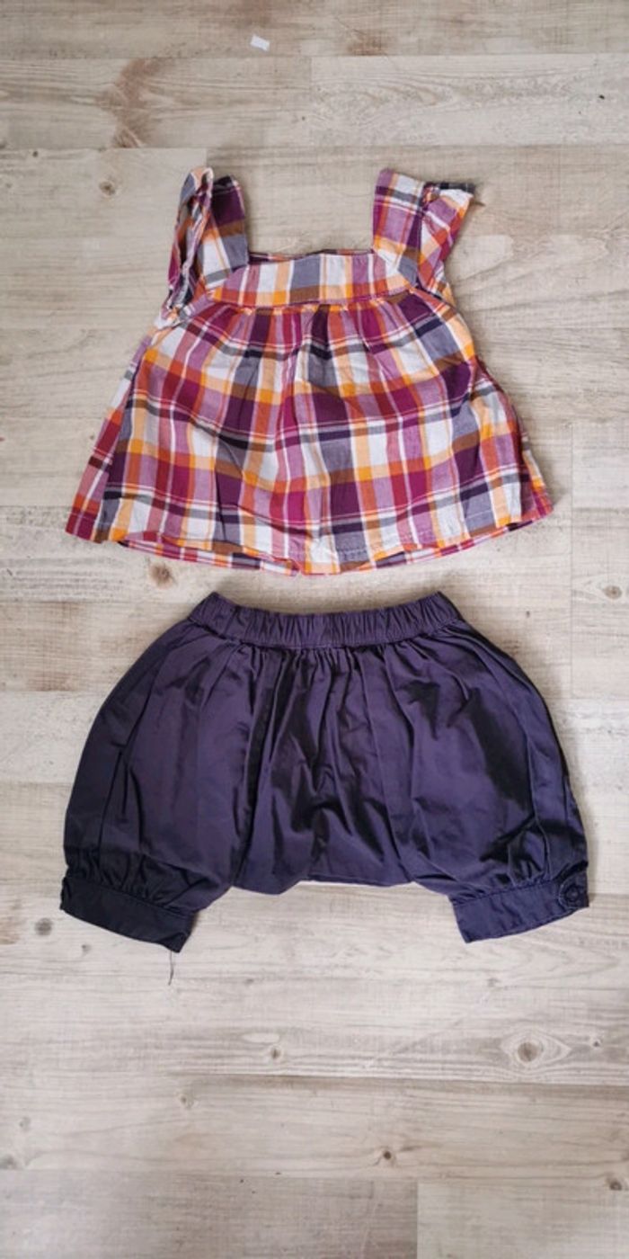 Ensemble été Vertbaudet 3 mois