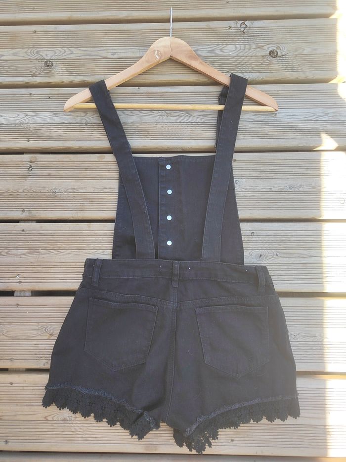🖤 Salopette Short Noire Femme – GÉMO – Taille 36/S – Très Bon État - photo numéro 5