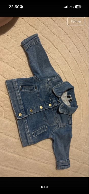 Veste en jean 