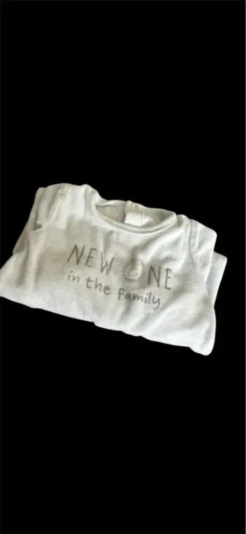 Pyjama bébé 9 mois « New One in the Family »