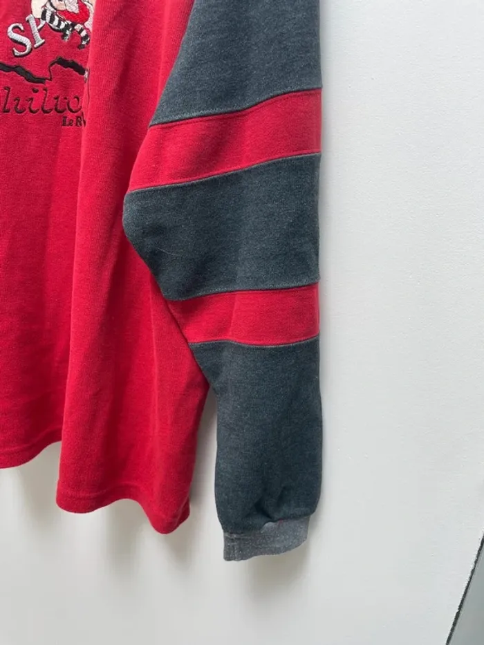 Rugby Polo Shilton Red Long Sleeves Mens Large - photo numéro 14